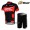 BMC Racing Team Radbekleidung Radtrikot Kurzarm und Fahrradhosen Kurz Rot Schwarz Radtrikot Kaufen