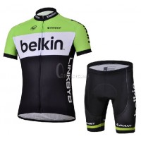 Belkin Pro Team Blanco Radbekleidung Radtrikot Kurzarm und Fahrradhosen Kurz Radtrikot Kaufen