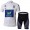 Movistar Tour de France Weißen Trikots Radbekleidung Radtrikot Kurzarm und Fahrradhosen Kurz Radtrikot Kaufen