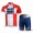 2012 Saxo Bank Dnischer Champion Radbekleidung Radtrikot Kurzarm und Fahrradhosen Kurz Rot Weiß Radtrikot Kaufen