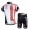 Bissell Radbekleidung Radtrikot Kurzarm und Fahrradhosen Kurz Weiß Schwarz Radtrikot Kaufen