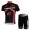 Merida Multivan Flex Stay Radbekleidung Radtrikot Kurzarm und Fahrradhosen Kurz Schwarz Rot Radtrikot Kaufen
