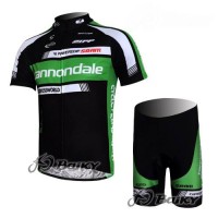 Cannondale Pro Team Radtrikot Kurzarm Kurz Radhose Kits Grün Schwarz Radtrikot Kaufen