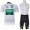Europcar Pro Team Vendee Fahrradbekleidung Satz Fahrradtrikot Kurzarm Trikot und Kurz Trägerhose Weiß Radtrikot Kaufen