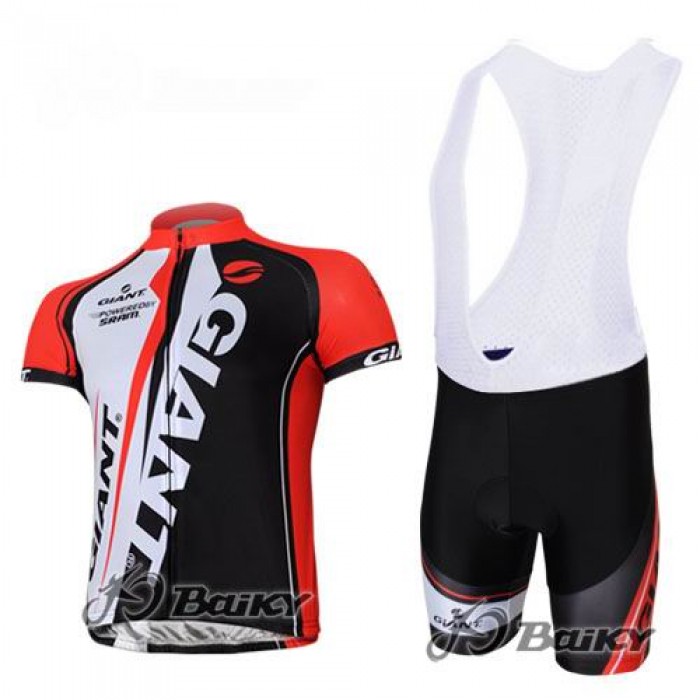 Giant Sram Pro Team Radtrikot Kurzarm Kurz Trägerhose Kits Rot Weiß Schwarz Radtrikot Kaufen