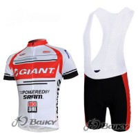 Giant Sram Pro Team Radtrikot Kurzarm Kurz Trägerhose Kits Rot Weiß Radtrikot Kaufen