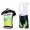 2012 Green Edge Fahrradbekleidung Satz Fahrradtrikot Kurzarm Trikot und Kurz Trägerhose Grün Radtrikot Kaufen