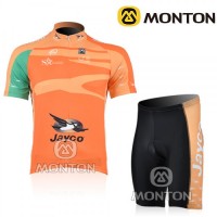 JAYCO Pro Team Radtrikot Kurzarm Kurz Radhose Kits Orange Radtrikot Kaufen