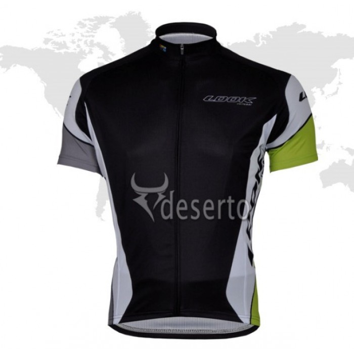 2013 LOOK Radtrikot Kurzarm Schwarz Radtrikot Kaufen