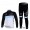 Leopard trek Pro Team Fahrradbekleidung Radtrikot Satz Langarm und Lange Fahrradhose Weiß Schwarz Radtrikot Kaufen