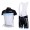 Leopard Trek Pro Team Fahrradbekleidung Satz Fahrradtrikot Kurzarm Trikot und Kurz Trägerhose Schwarz Blau Weiß Radtrikot Kaufen