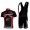 Merida Multivan Flex Stay Fahrradbekleidung Satz Fahrradtrikot Kurzarm Trikot und Kurz Trägerhose Schwarz Rot Radtrikot Kaufen