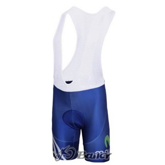 Movistar Team Kurz Trägerhose Blau Radtrikot Kaufen