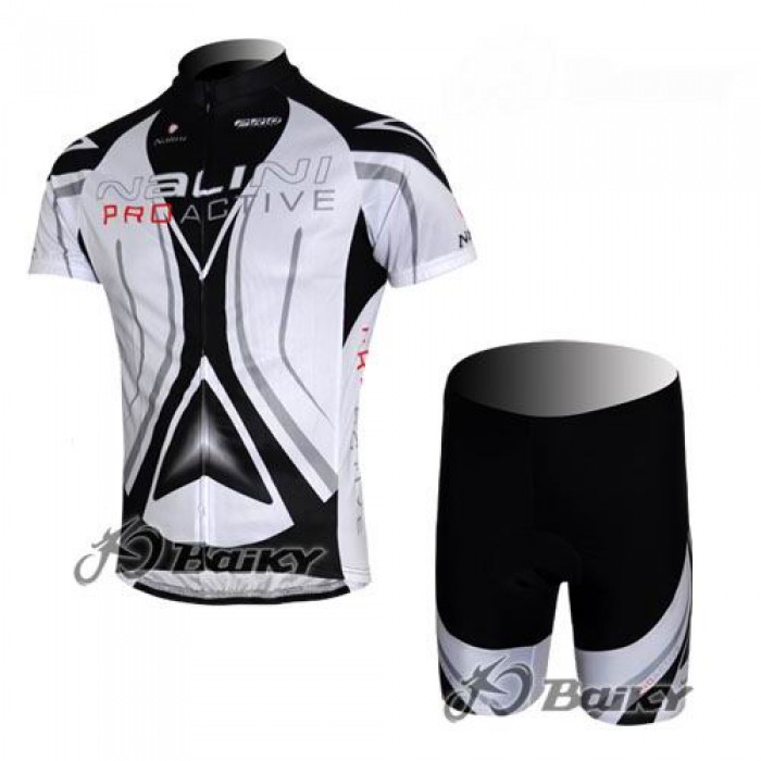 Nalini Pro Team Radbekleidung Radtrikot Kurzarm und Fahrradhosen Kurz Weiß Radtrikot Kaufen