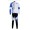 Pinarello Pro Team Fahrradbekleidung Radtrikot Satz Langarm und Lange Fahrradhose Weiß Blau Radtrikot Kaufen