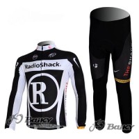 RadioShack Trek Nissan Fahrradbekleidung Radtrikot Satz Langarm und Lange Fahrradhose Schwarz Radtrikot Kaufen
