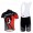 Scott Racing Team Fahrradbekleidung Satz Fahrradtrikot Kurzarm Trikot und Kurz Trägerhose Schwarz Rot Radtrikot Kaufen