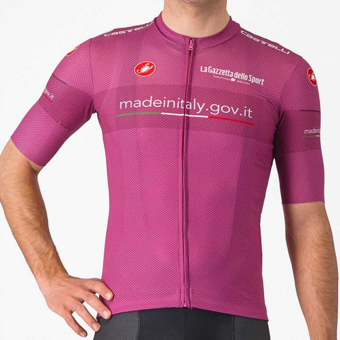 Herren Cyclamen Trikot Giro d'Italia 2024 Classification Radtrikot Kaufen