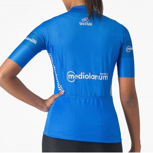 Damen Blaues Trikot Damen Giro d'Italia 2024 Competizione Radtrikot Kaufen