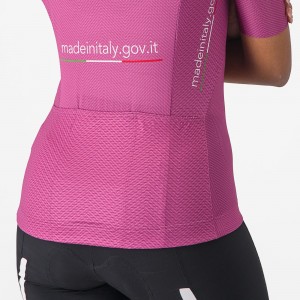 Damen Cyclamen Trikot Damen Giro d'Italia 2024 Competizione Radtrikot Kaufen