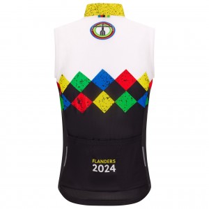 Herren Santini UCI Gravel-Weltmeisterschaft Flandern weste 2024 Radtrikot Kaufen