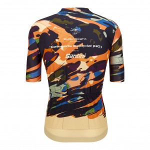 Herren Santini Vuelta Espana 2024 trikot-Cuitu Negru Radtrikot Kaufen