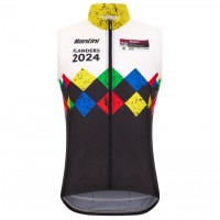 Herren Santini UCI Gravel-Weltmeisterschaft Flandern weste 2024 Radtrikot Kaufen