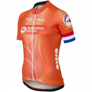 Damen Hollandisch Nationalen Agu frau trikot 2024 Radtrikot Kaufen