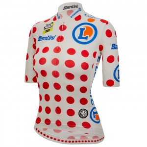 Damen Tour de France 2024 Pois frau trikot Radtrikot Kaufen