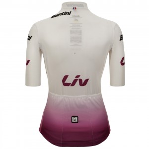 Damen Weißes Damen-T-Shirt Tour de France 2024 Radtrikot Kaufen