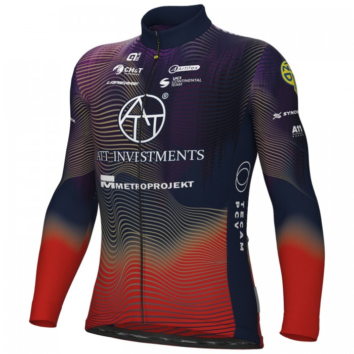 Herren Ale ATT Investments 2024 langarmtrikot trikot Radtrikot Kaufen