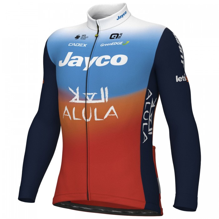 Herren Ale Team Jayco Alula 2024 langarmtrikot trikot Radtrikot Kaufen