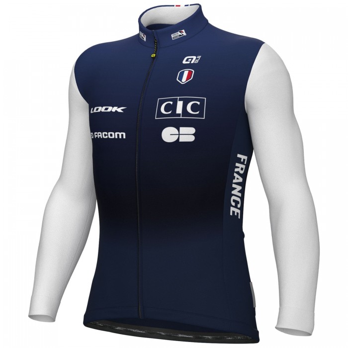 Herren Ale Franzosischen Nationalmannschaft 2024 langarmtrikot Radtrikot Kaufen