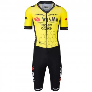 Herren Body Agu Team Visma Lease a bike 2024 Radtrikot Kaufen