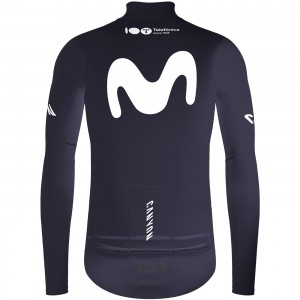 Herren Gobik Movistar 2024 Envy jacke Radtrikot Kaufen