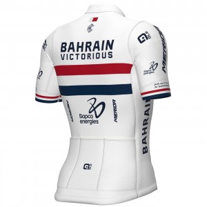Herren Ale Bahrain Victorious 2024 PRS Trikot-Champion Großbritannien Radtrikot Kaufen