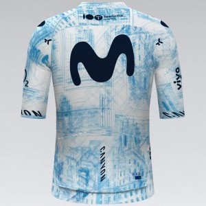 Herren Team Movistar 2024 Infinity La Vuelta trikot Radtrikot Kaufen
