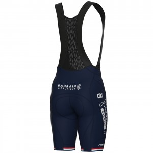 Herren Ale Bahrain Victorious 2024 PRS Bibs-Champion Großbritannien Radtrikot Kaufen