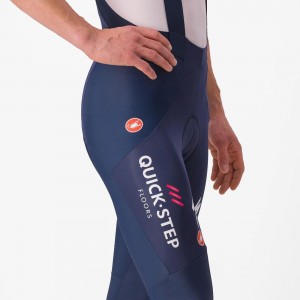 Herren Castelli Soudal Quick-Step 2024 Sorpasso RoS lange tragerhose Radtrikot Kaufen