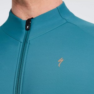 Herren Specialized SL Expert Thermal langarm trikot-Grun Radtrikot Kaufen