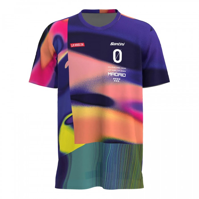 Herren Vuelta Espana 2024 t-Shirt-Madrid Radtrikot Kaufen