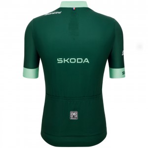 Herren Tour de France 2024 Fan Line Grun trikot Radtrikot Kaufen
