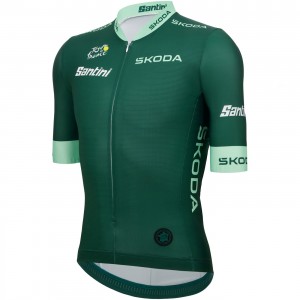 Herren Tour de France 2024 Grun trikot Radtrikot Kaufen