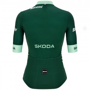 Damen Tour de France 2024 Grun frau trikot Radtrikot Kaufen