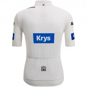 Herren Tour de France 2024 Weiss trikot Fan Line Radtrikot Kaufen