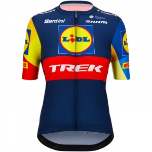 Damen Santini Lidl Trek 2024 frau trikot Radtrikot Kaufen