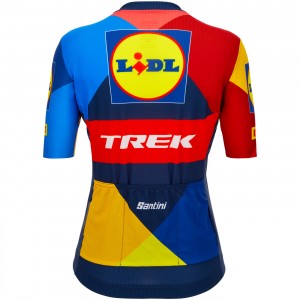 Damen Santini Lidl Trek 2024 frau trikot Radtrikot Kaufen