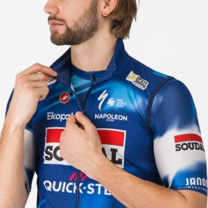 Herren Castelli Soudal Quick-Step 2025 Pro Light Wind weste Radtrikot Kaufen