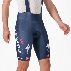 Herren Castelli Soudal Quick-Step 2025 Free Aero Race S tragerhose Radtrikot Kaufen