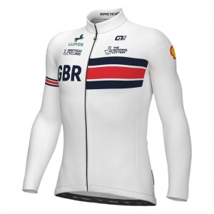 Herren Ale Nationalmannschaft Großbritannien 2025 langarmtrikot Radtrikot Kaufen